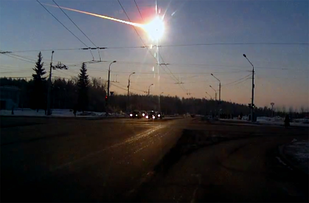 Нагревание Челябинского метеорита