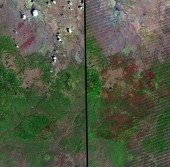 Учёные проекта MTBS на основании данных спутников Landsat составляют карты лесных пожаров США