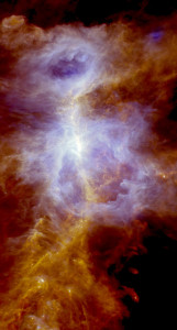 явление звёздообразования в пределах туманности Ориона