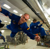 Александр Герст во время курса подготовки в Центре подготовки космонавтов