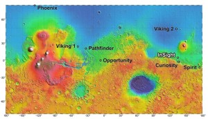 Elysium Planitia на Марсе