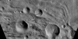 Одна из карт атласа астероида Vesta