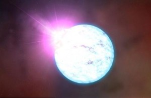 Поведение нейтронной звезды