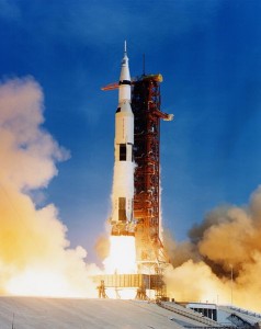 Запуск к Луне «Аполлона 11» ракетой «Сатурн-5», 16 июля 1969