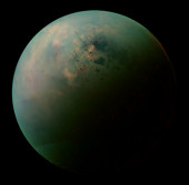 Аппаратом Cassini сделаны новые снимки озер Титана