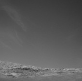 Марсианские облака (снимок марсохода Opportunity)
