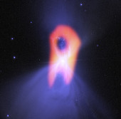 Телескоп ALMA обнаружил в туманности Бумеранг «призрака»