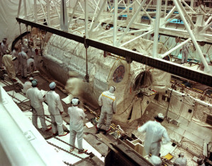 Интеграция Spacelab-1 с Shuttle (конец августа 1983 года)