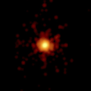 Изображение Swift GRB 130427A, получнное за несколько минут до того как гамма-всплеск был зафиксирован «Ферми»