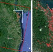 Карта повреждений городка Таклобан