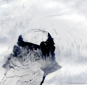 Снимок ледника «Пайн Айленд»