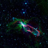 Spitzer и ALMA наблюдают за рождением новой звезды