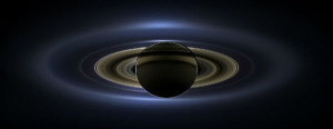 изображение Сатурна, Земли, Венеры и Марса от Cassini