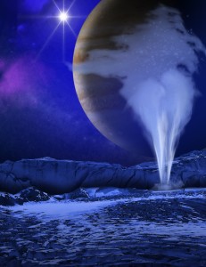 Космическому телескопу «Хаббл» удалось обнаружить паровые гейзеры над Европой – спутником Юпитера