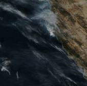 Снимок прибора MODIS, сделанный 16 декабря 2013