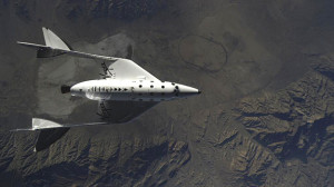 «SpaceShipTwo» после отстыковки от WK2