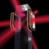 Художественная концепция магнитно-оптической «ловушки» для поимки холодных атомов, которая будет использоваться Cold Atom Laboratory