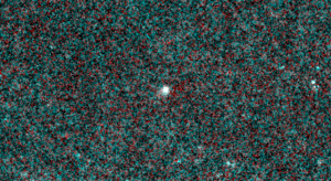 Снимок кометы C/2013 A1, сделанный NEOWISE