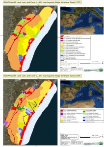 Изменение водно-болотных угодий Испании