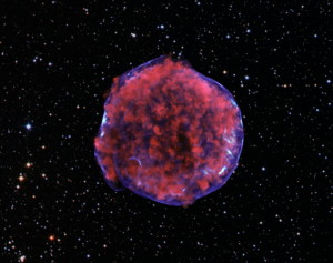 Снимок сверхновой Тихо, сделанный космической рентгеновской обсерваторией «Чандра»