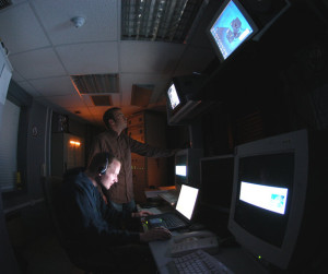 Зал управления обсерватории ЕКА на Тенерифе