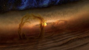 Магнитные «петли», возвышающиеся над дисками формирования планет