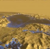 Радиолокационный снимок поверхности Титана
