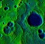 Цепь горных хребтов и уступов на поверхности Меркурия
