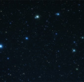 Звезда Регул (самая крайняя яркая звезда в левой части снимка)