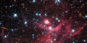 Звездное скопление LH63, расположенное в Большом Магеллановом Облаке