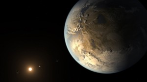 Kepler-186f в представлении художника