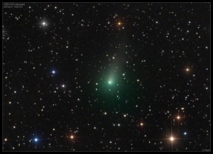 Комета C\2014 E2, снимок от 1 апреля 2014 года
