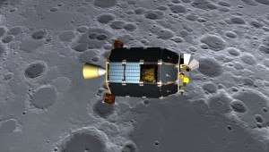 Лунный зонд LADEE в представлении художника