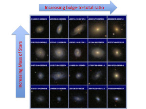 Снимки небольшой части галактик, проанализированных в новом исследовании