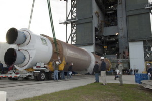 Ракета-носитель «Atlas 5», первая ступень которого оснащена ракетным двигателем RD-180 российского производства
