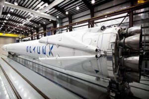 Ракета-носитель «Falcon 9» крупным планом