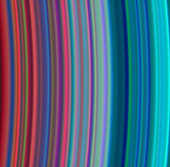 Снимок В и С колец Сатурна