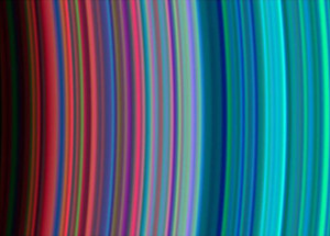 Снимок В и С колец Сатурна