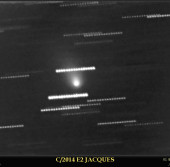Снимок кометы C-2014 E2 Jacques, сделанный на 3-й день после открытия