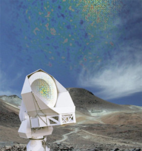 Телескоп HuanTran Telescope в Чили, используемый для измерения поляризации реликтового излучения
