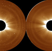 Снимки STEREO, которые использовались для измерения солнечной атмосферы
