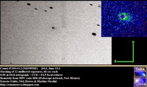 Снимок кометы C-2014 L2