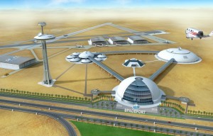 3D модель космодрома в Абу-Даби