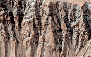 Каналы и овраги на Марсе
