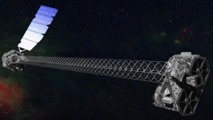 Nuclear Spectroscopic Telescope Array (NuSTAR) в представлении художника