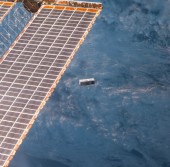 Спутник «TechEdSat-3p», выведенный в открытый космос из японского модуля МКС «Кибо»